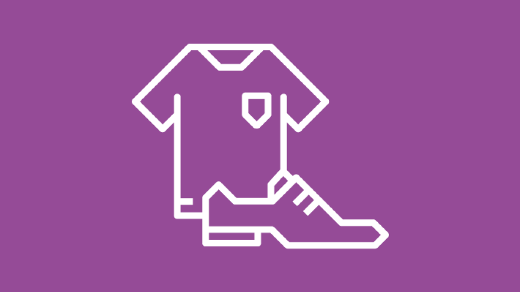 icoon afvalstroom kleding en textiel